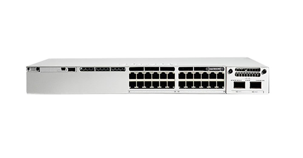 Cisco Catalyst 9300 - ネットワークアドバント ニューリテール、C9300-24T-A (ニューリテールスイッチ L3 24 x 10/100/1000仕合わせマウント)