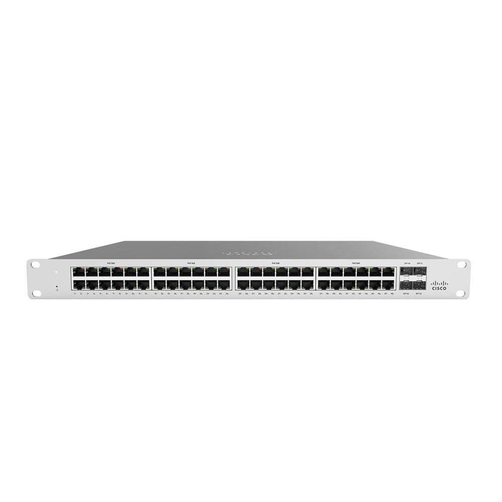 Cisco Meraki HW MS120-48LP 1G L2 CM 48x GigE 370W PoE