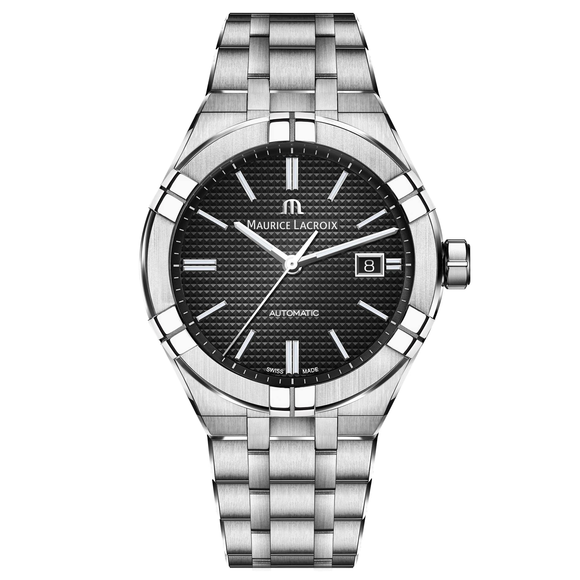 Maurice Lacroix aikon Gents Automatic Watch   42 粍、スチール写真腕輪、20 非同期転送モード