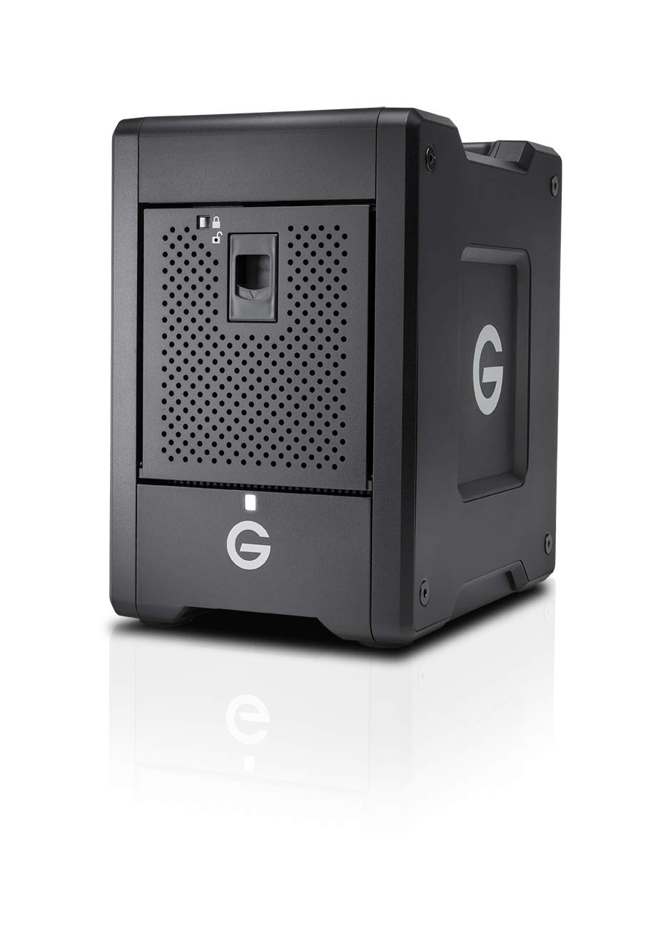 G-Technology 0G10193-1 16TB G-Speed Shuttle SSD Thunderbolt 3 EVシリーズベイアダプター付き - 持ち運び可能な8ベイレイドストレージソリューション