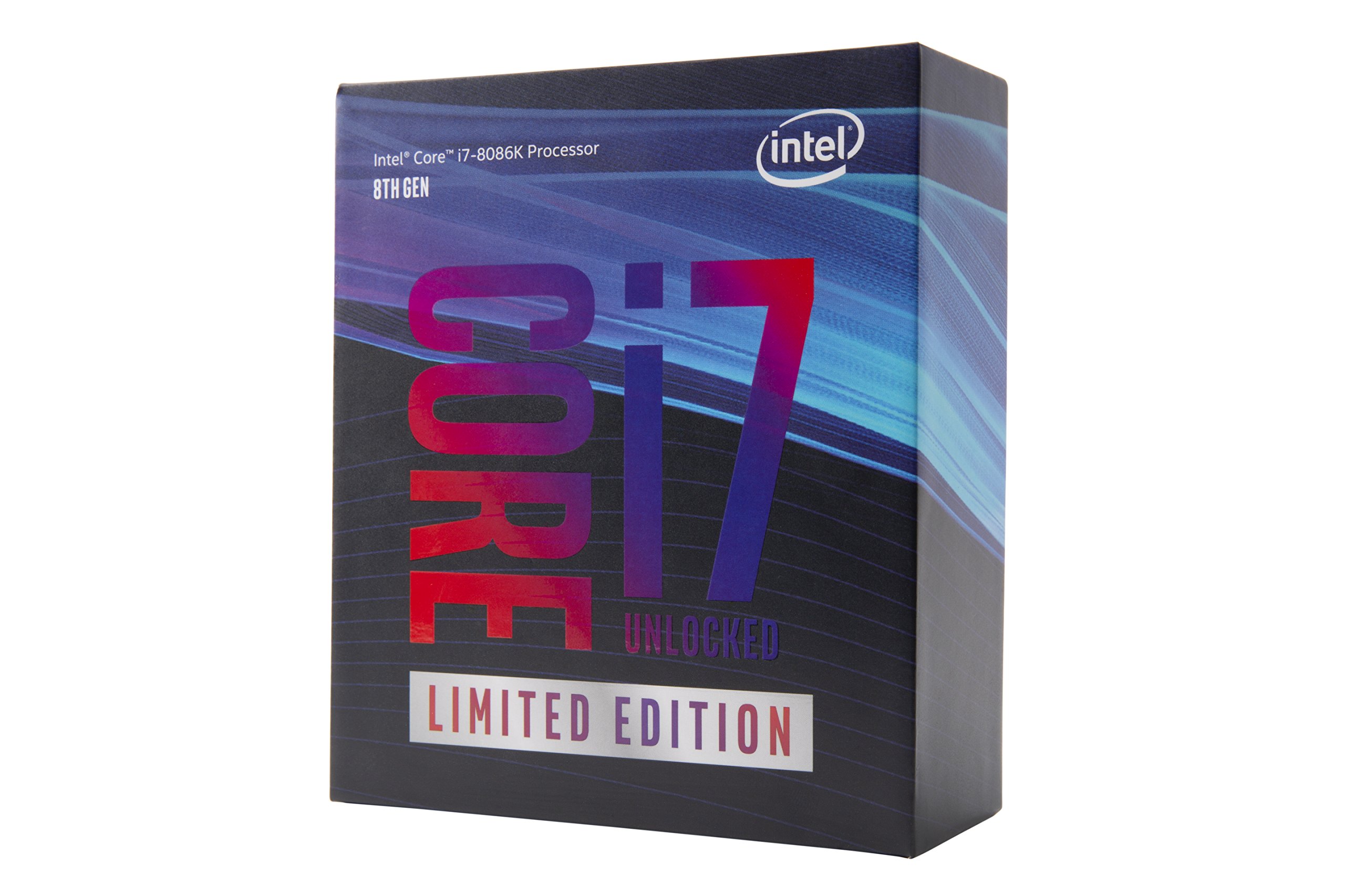 Intel 40周年記念版CPU - 5GHzまで昇圧された最速6コアプロセッサ Core i7-8086K 45,317円