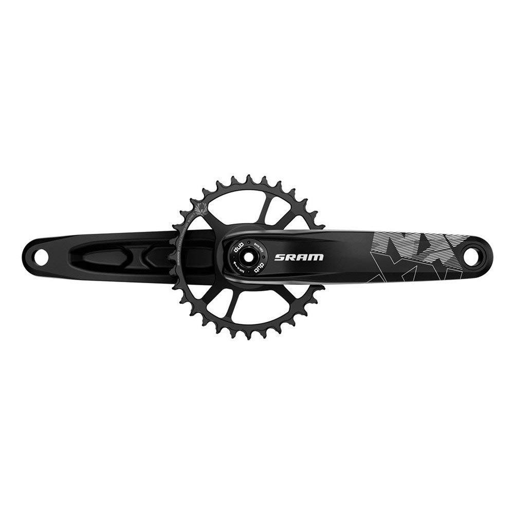 SRAM NX Eagle ファットバイク クランクセット - 170mm 12速 30t ダイレクトマウント DUBスピンドルインターフェイス ブラック