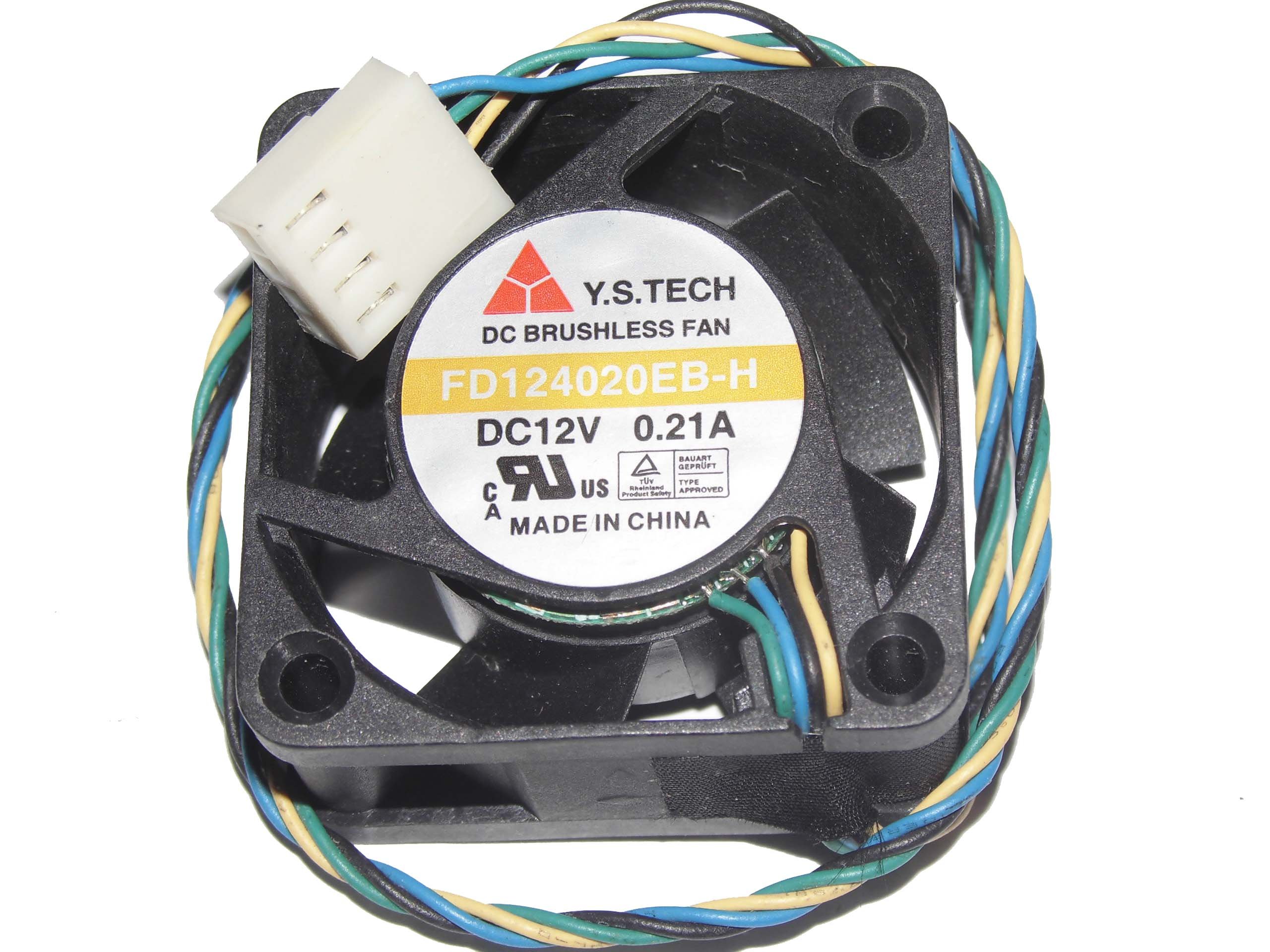 40x40x20粍 FD124020EB-H 12V 0.21A 4Wire 4糎 Cooler Fan