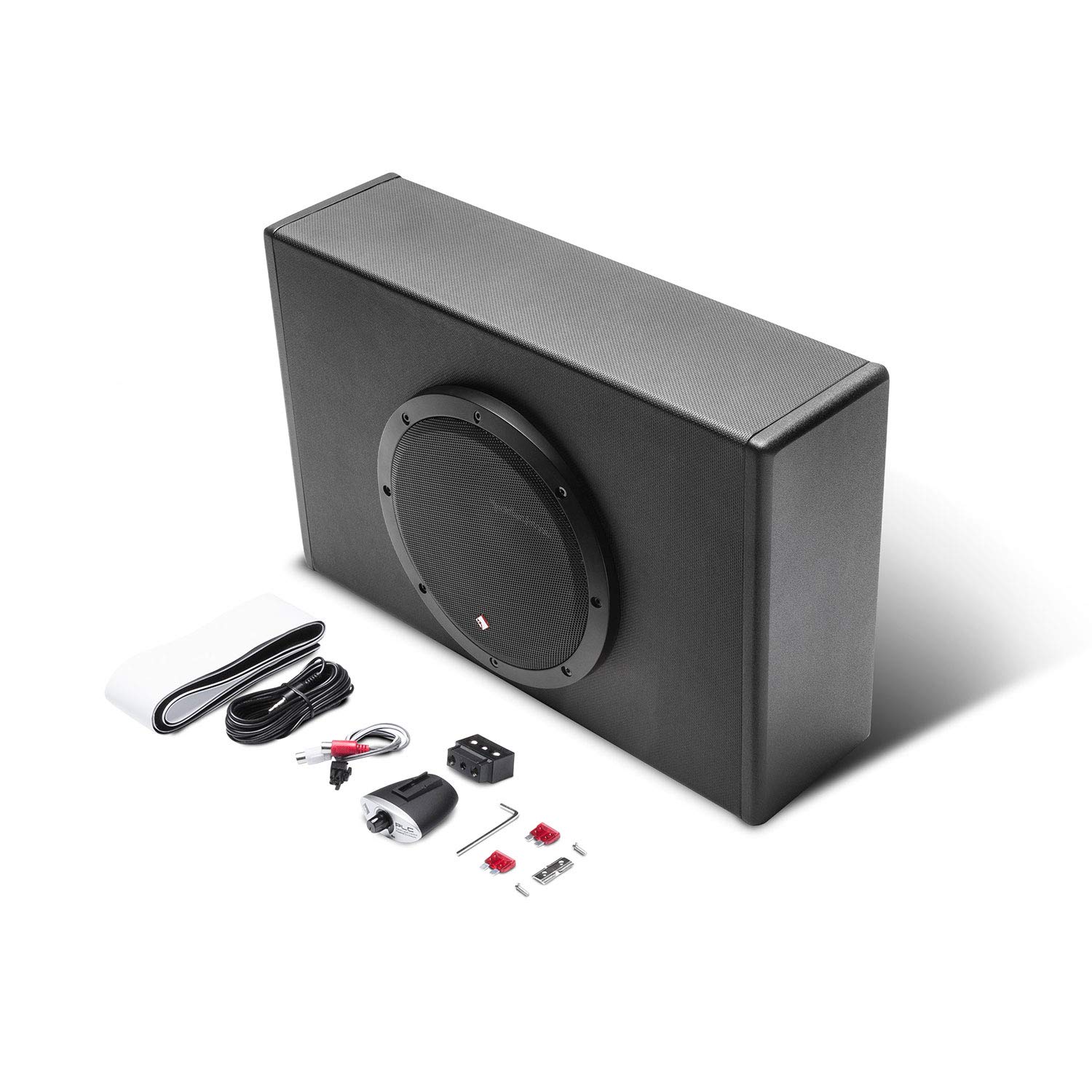 Rockford Fosgate P300-8P パンチ 8インチ 300ワット 増幅サブウーファー ポート付きエンクロージャ - 狭いスペースのためのスリムデザイン - ブラック｜global研究所