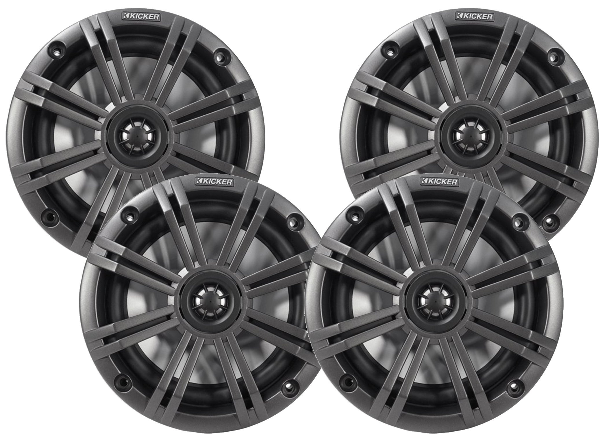 Kicker OEM 6.5 取り替えっこ用Marine 4 Ω同軸金棒引きバンドル ? 4金棒引き  6.5  2-654COEM