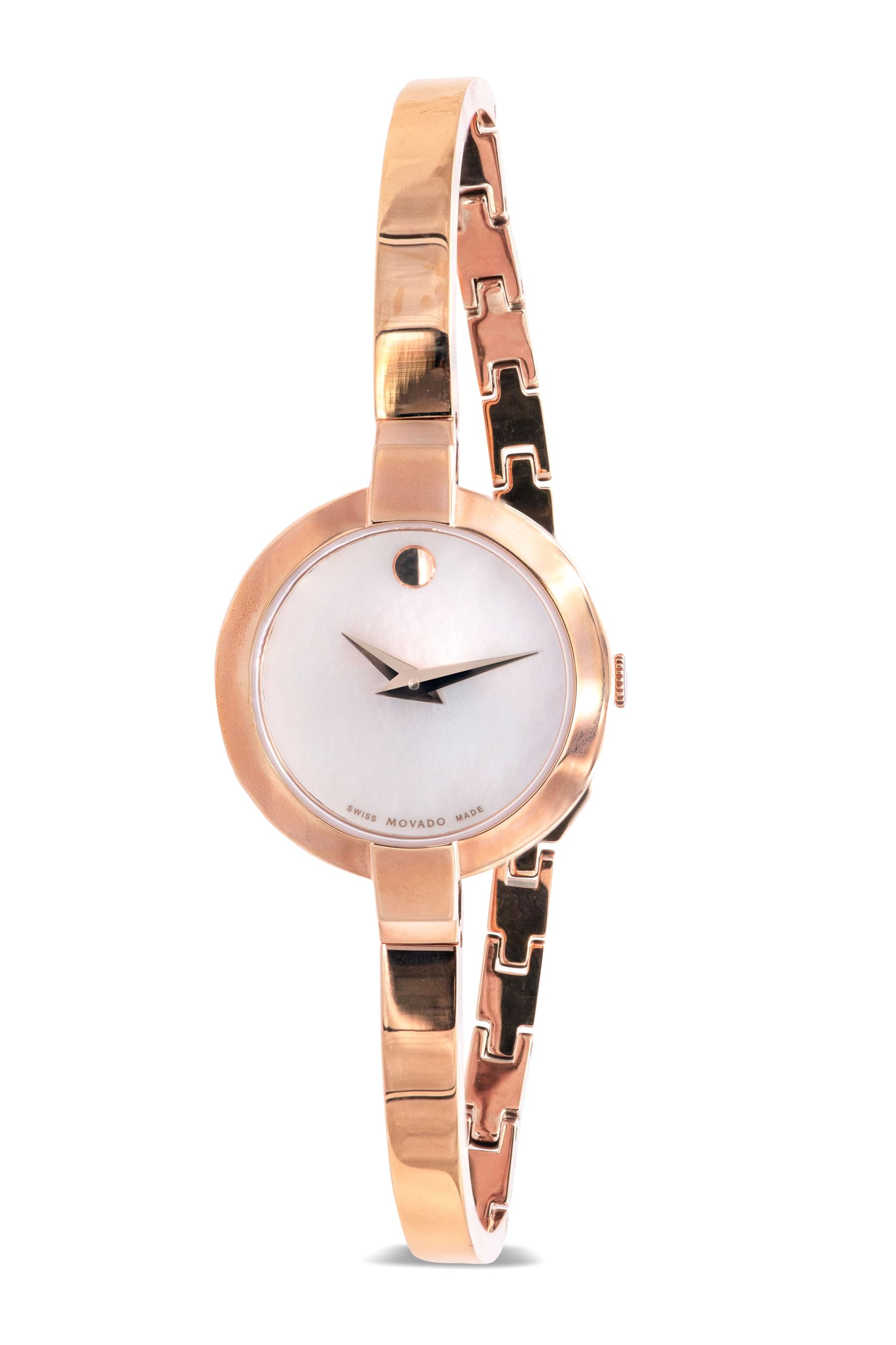 Movado レディース パールのベラ母ウォッチダイヤル 白 PCサプライ・消耗品-パソコン・周辺機器
