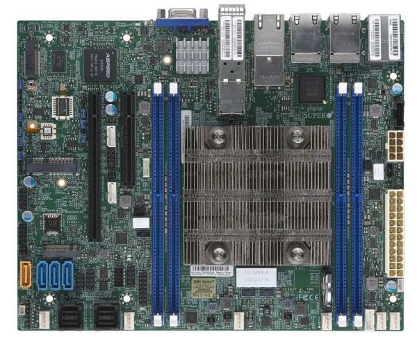 Supermicro マザーボード MBD-X11SDV-8C-TP8F-B Xeon D-2146NT 256GB DDR4 VGA/D-Sub Flex ATX バルクパック