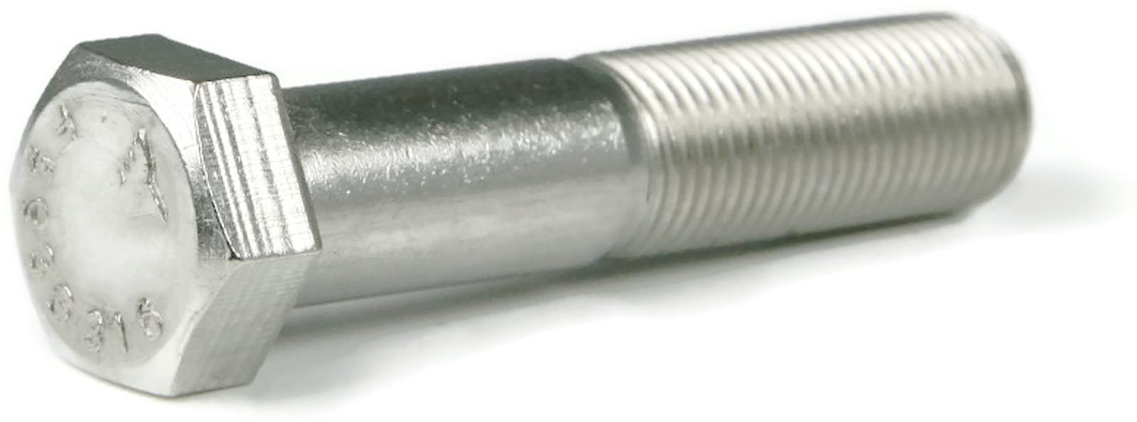 Newport Fasteners 3/4インチ x 3-1/2インチ 六角キャップスクリュー 316ステンレススチール (数量:25個) 3/4-10 x 3 1/2 六角ボルト/粗いねじ/部分的にねじ 1.75インチねじ|global研究所