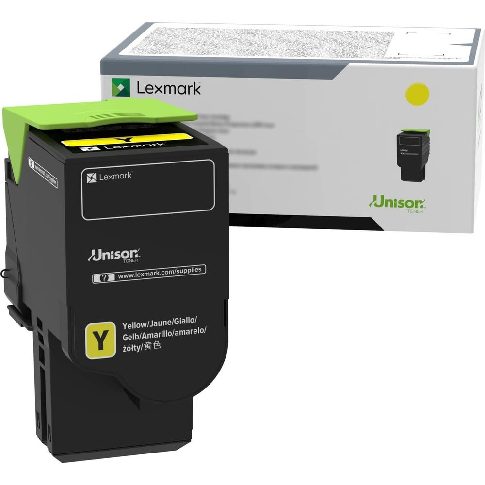 Lexmark 78C00YG TAA-Compliant Yellow Return Program Toner Cartridge Toner