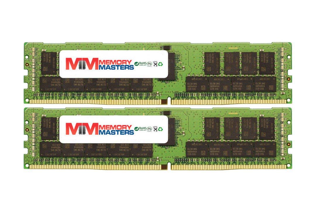 MemoryMasters 32GB (2x16GB) DDR4-2133MHz PC4-17000 ECC UDIMM 1Rx4 1.2V Registered Memory PC ワークステーション