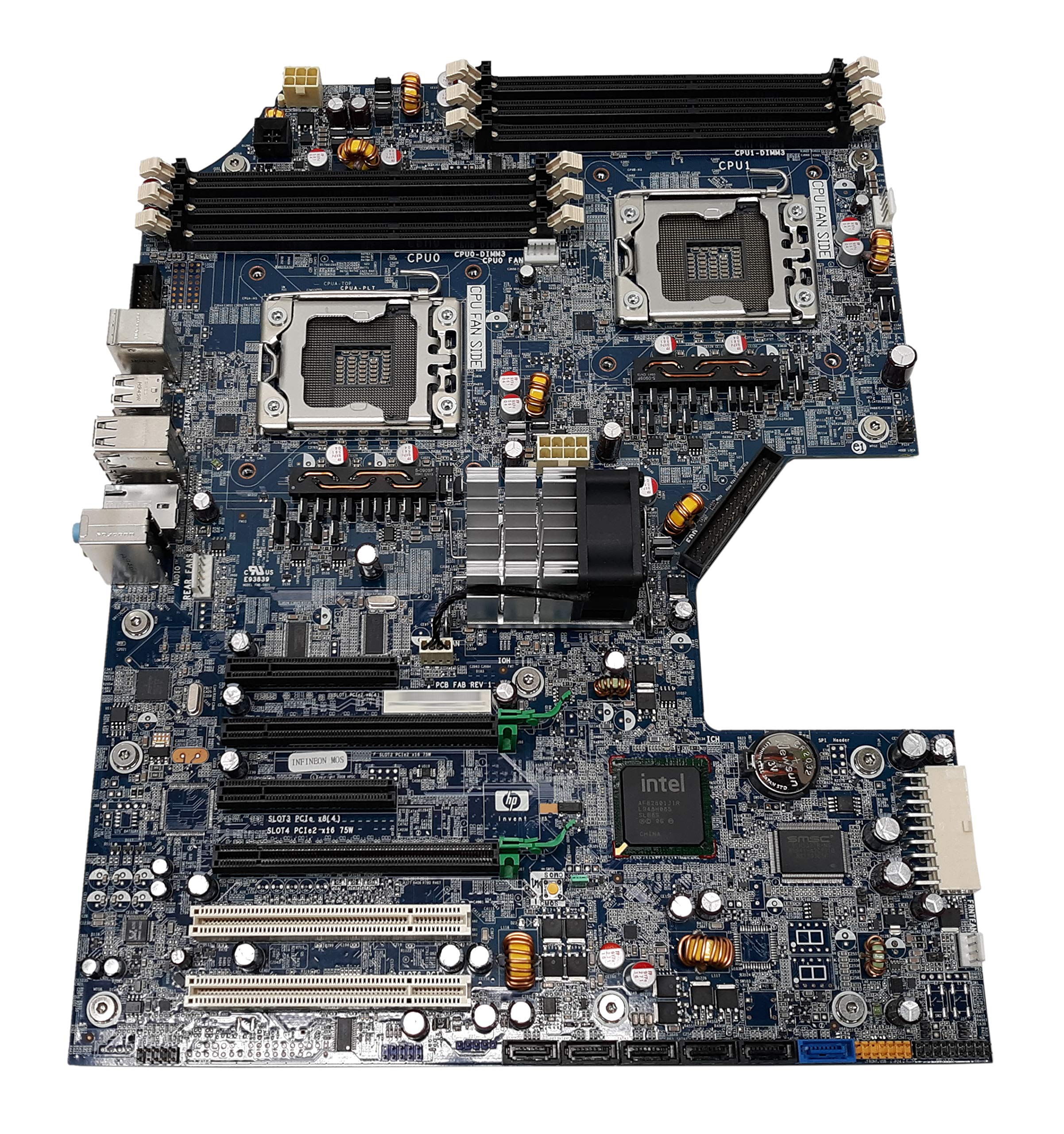 460840-002 HP 取り合わせゲーム盤 Z600 Workstation用 目あたらしい引っ張ること (御墨付きリファービッシュ品)