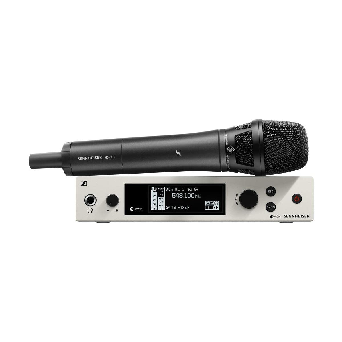 Sennheiser Ew 500 handheld wireless w/ Neumann KK205 Capsule GW1 (558-608Mhz)｜global研究所