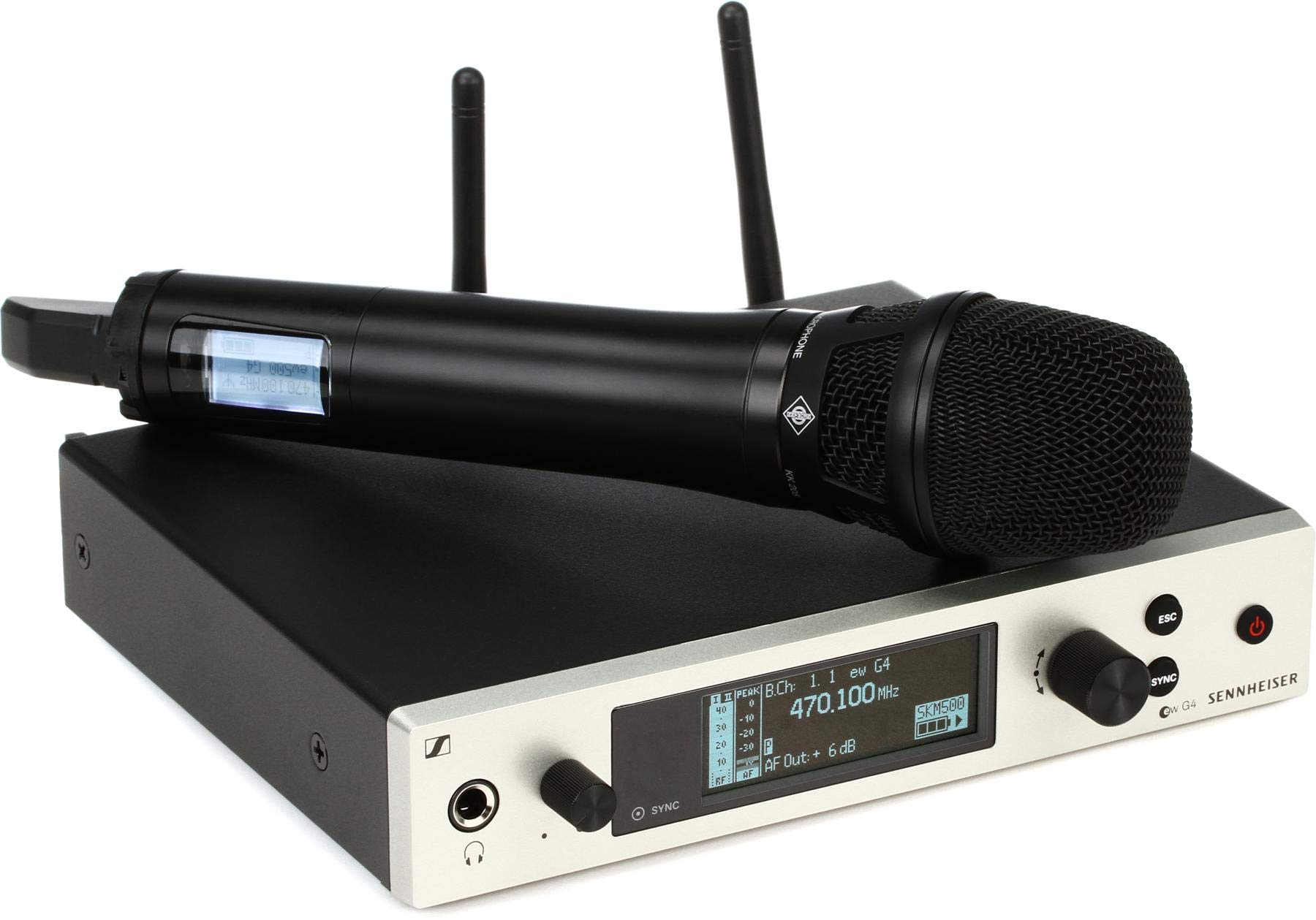 Sennheiser Ew 500 handheld wireless w/ Neumann KK205 Capsule AW+ (470-558Mhz)