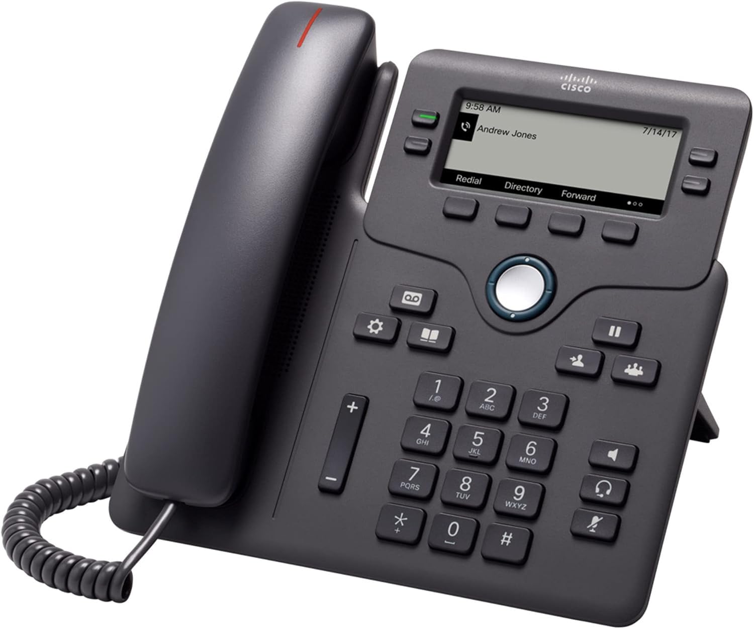 Cisco IP Phone 6841 マルチプラットフォーム ファームウェア ウェブ GUI 電源アダプター付き