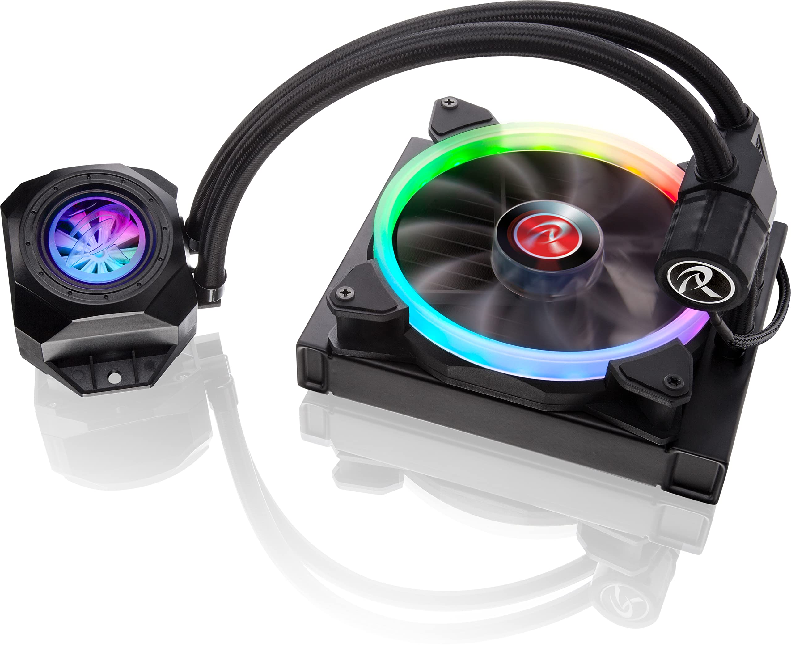 RAIJINTEK Corporation 0R10B0090 Newcomer インチ The Range、水冷RGB Rainbow Komplett - 140粍 お願いごとのもの凄まじい電気蓄音機を重ね重ね満たすこの原材料は取り引き先の待ちもうけるに応えます。 黒いこと