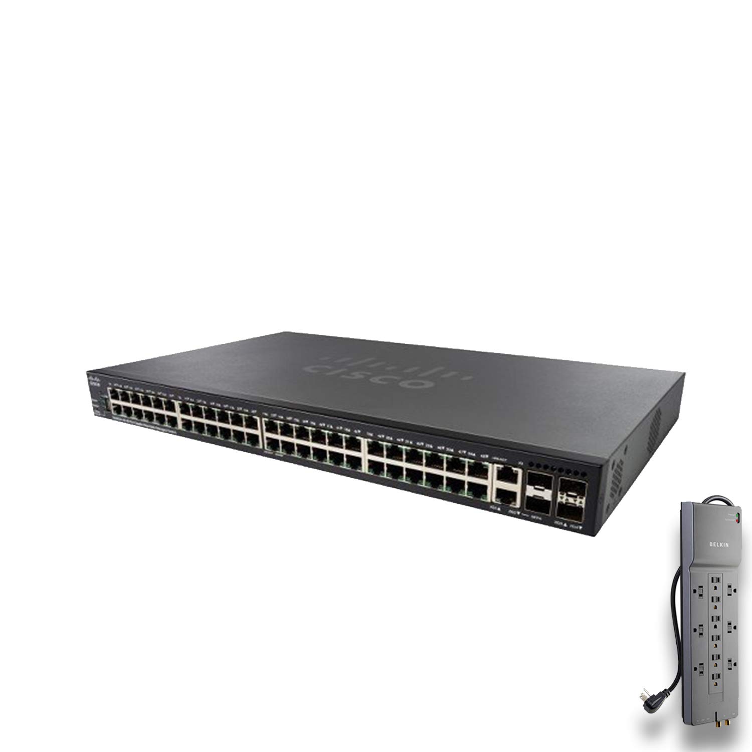 Cisco SG350X-48MP-K9-NA SG350X 48MP 48 Port Switch (SG350X-48MP-K9-NA)+ PowerStrip