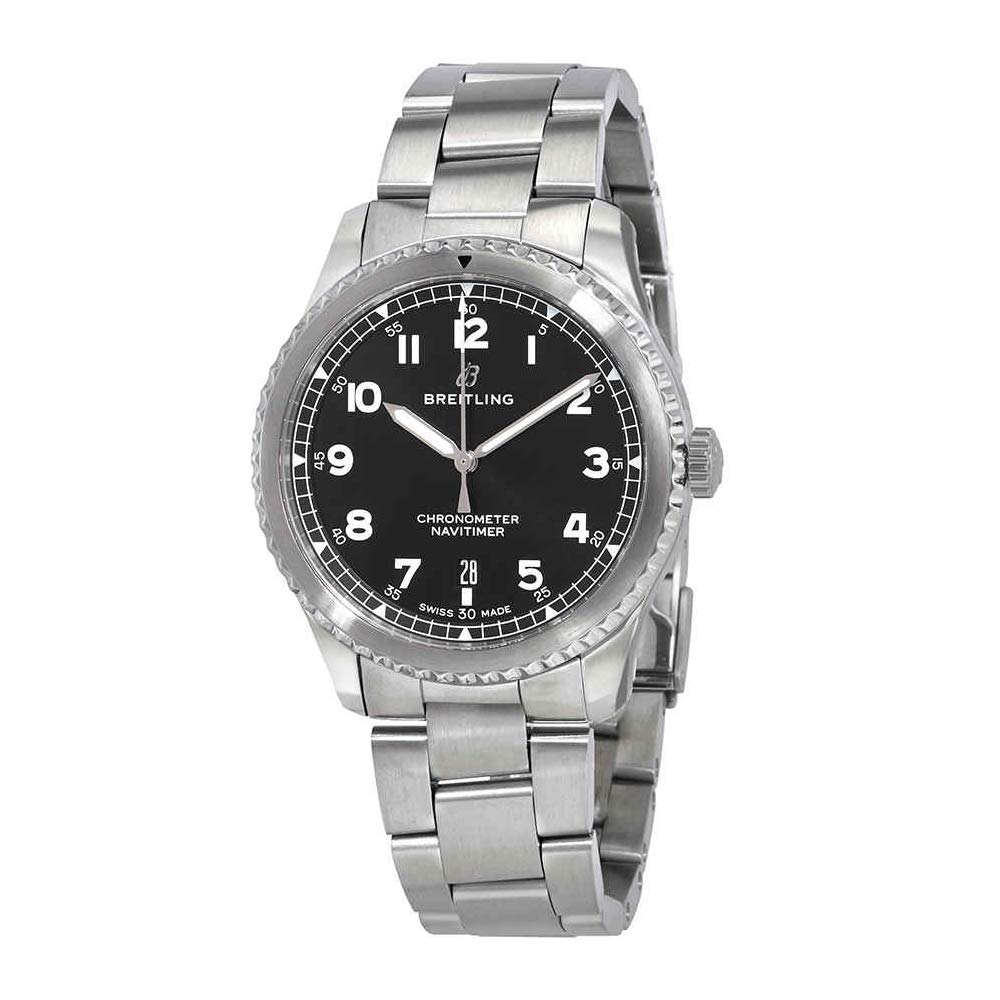 Breitling Navitimer 8 自動小銃クロノメーター 黒いこと文字盤 メンズウオッチ A17314101B1A1  今めかしい