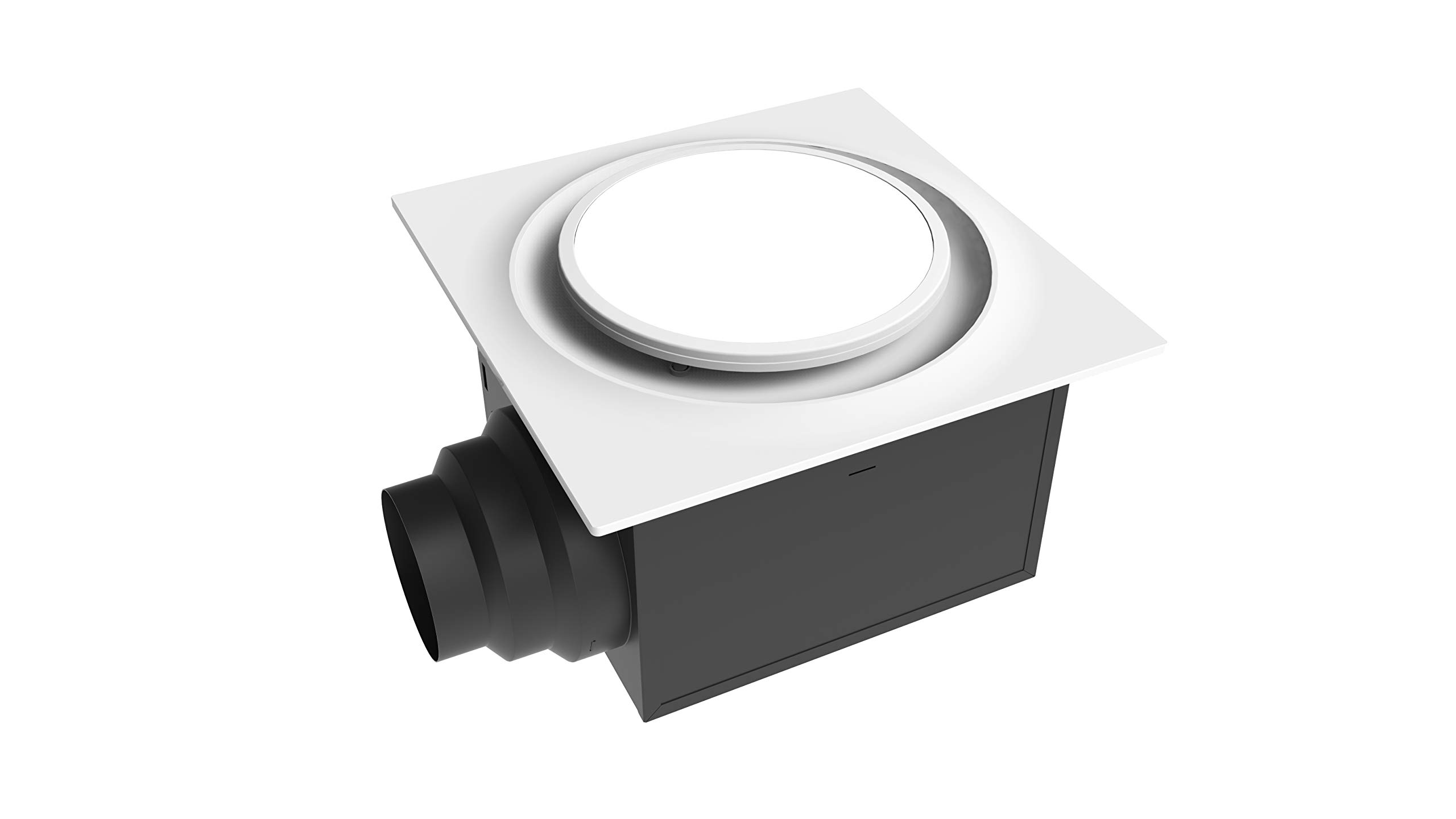 Aero Pure ABF110 L6 W ABF110L6 110 CFM w/LED Light  Energy Star White Quiet Bathroom Ventilation Fan