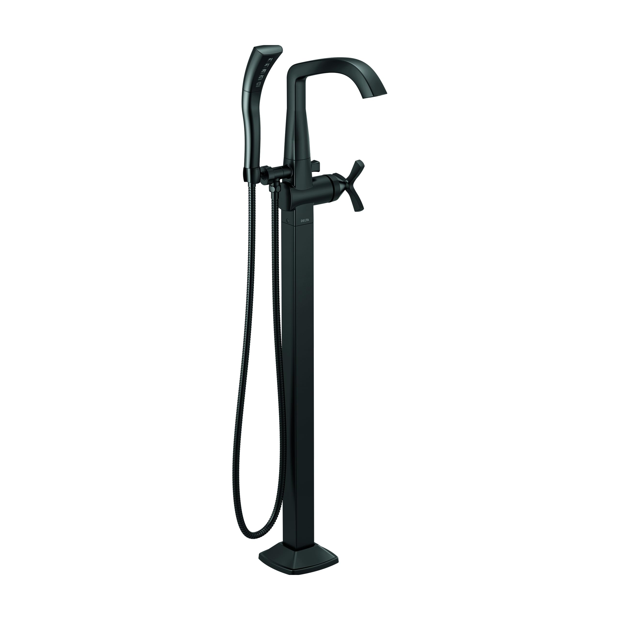 DELTA FAUCET T47766-BLFL 自主独往式湯ぶねフィラー 刈り込み 立ち会い場マウント 引っ敷き黒いこと