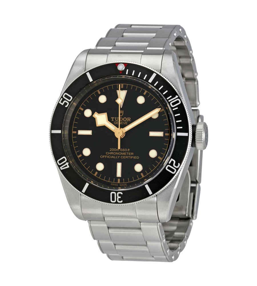 Tudor Heritage 自動クロノメーター ブラックダイヤル メンズウォッチ 79230N-0009