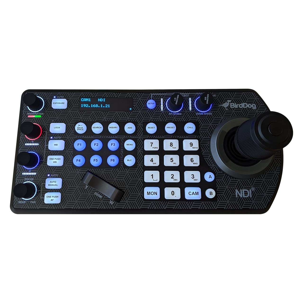 BirdDog PTZ 鍵盤制御装置 NDI、VISCA、RS-232、RS422、メール交換相応う