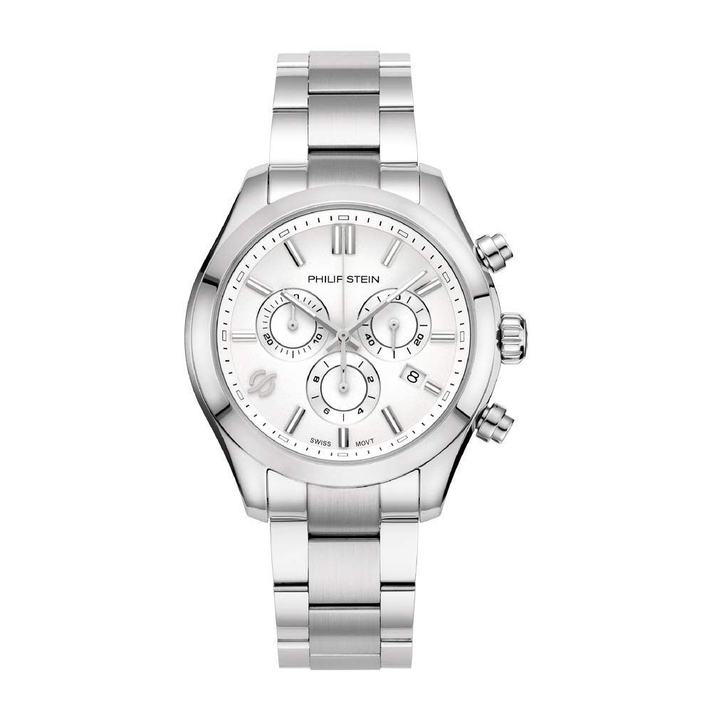 Philip Stein Dress Watch (Model: 92C-CRWHT-SS)