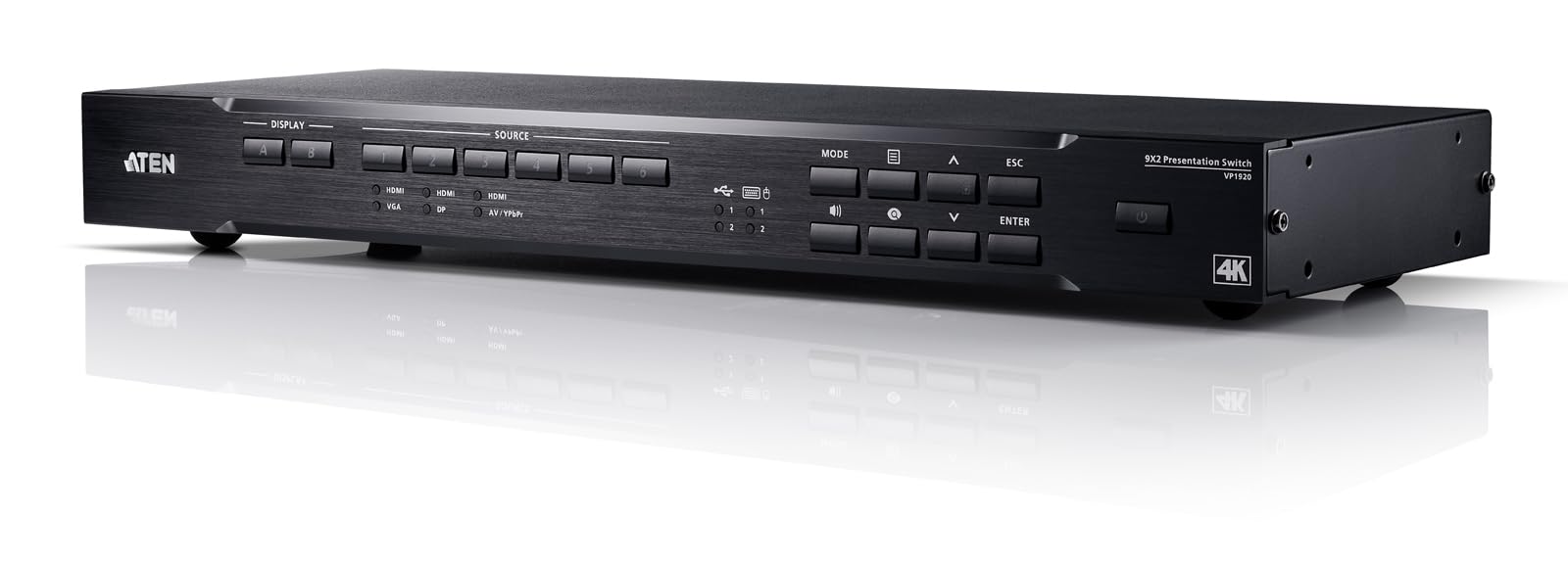 ATEN VP1920 9インプット2最終生産物プレゼンマトリックススイッチャー（4K相応う）