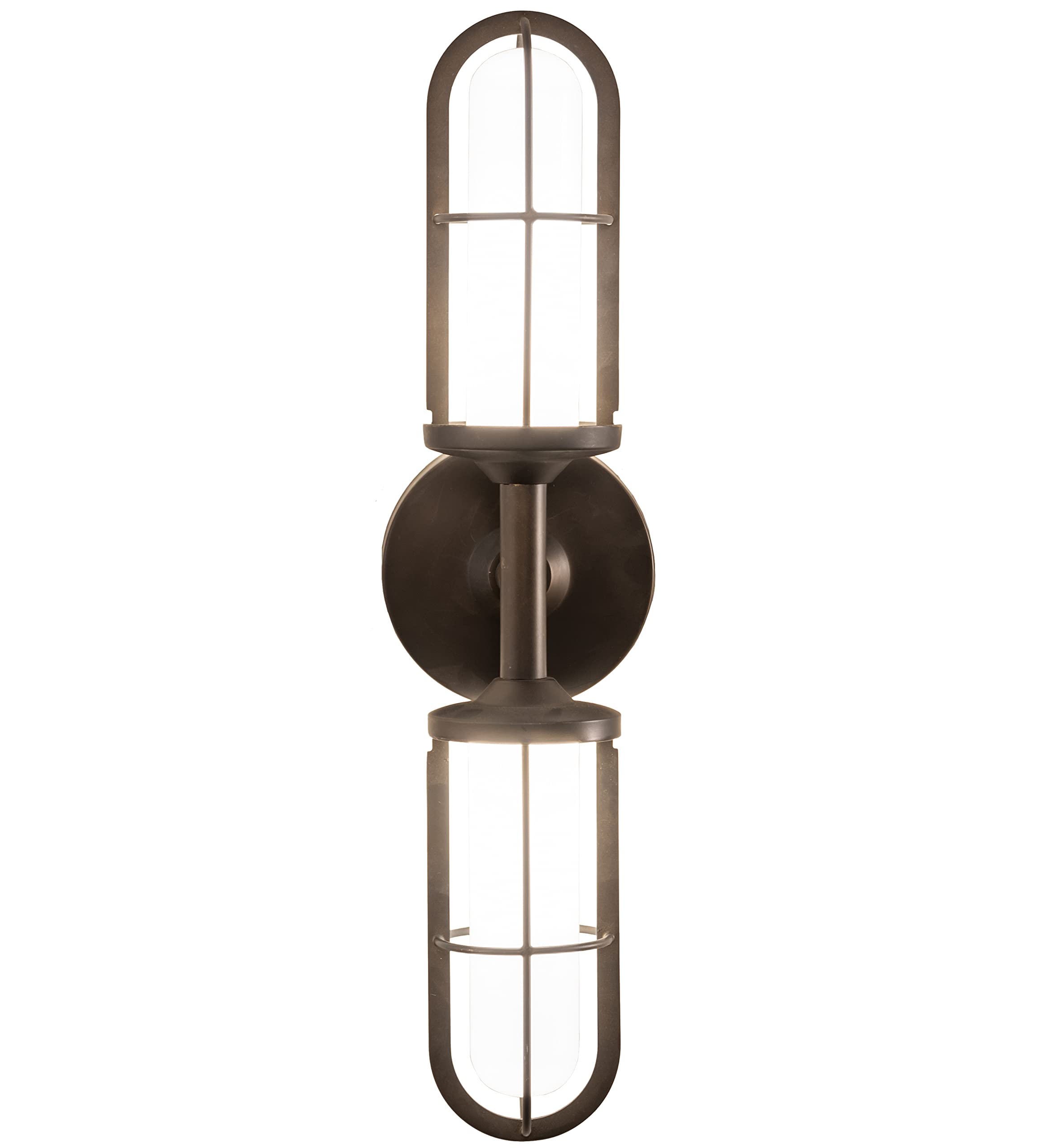Meyda Tiffany 幅4.5インチ ジュラ 壁取り付け用燭台 200671 ブラック仕上げ