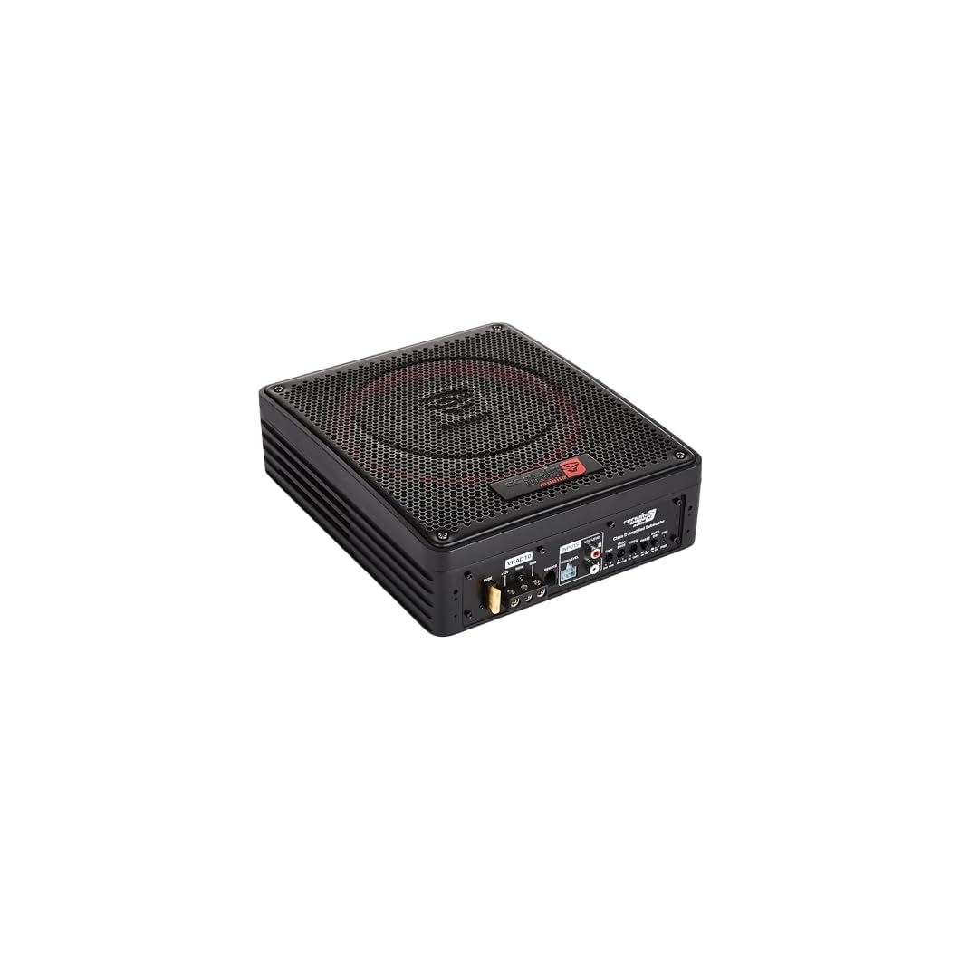 Cerwin Vega VRAD10 スリム 10インチ 2Ω サブウーファー パッシブラジエーター付き ? 600W ピーク 内蔵アンプ、コンパクトデザイン｜global研究所