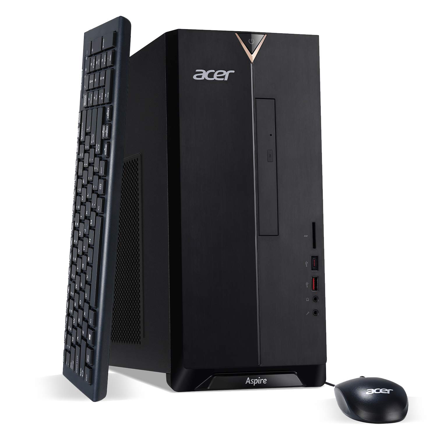 acer Aspire TC-885-ACCFLi3O 事務机とっ始め、第8時人Intel Core i3-8100、8GB DDR4 + 16GB Optane記憶装置、1結核症 HDD、8X ヴィデオディスク、802.11ac 無線LAN、Windows 10 Home