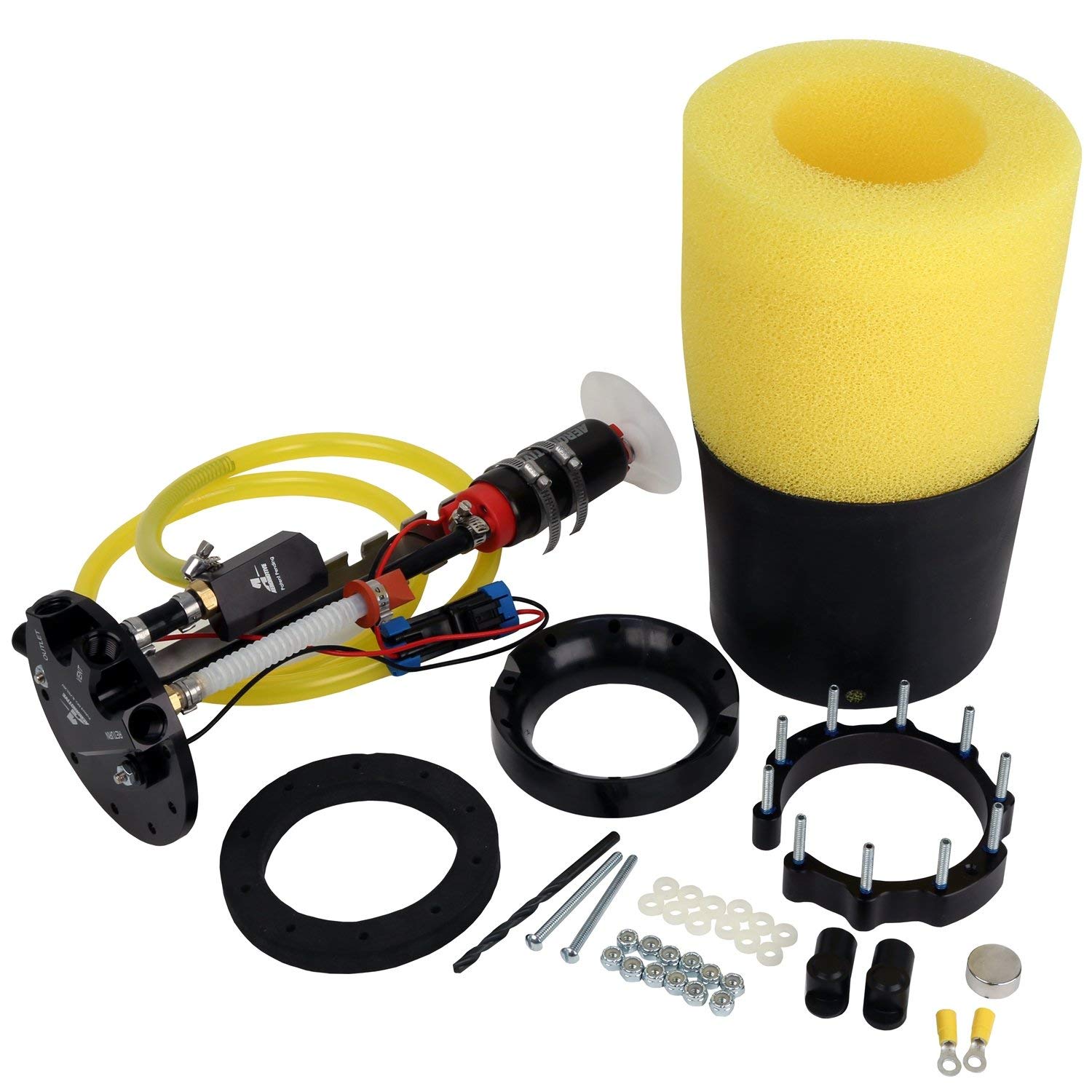 Aeromotive 18705 Apex ファントム 燃料ポンプ 450lph、深さ6-10インチ (ジェットサイフォンを含む)