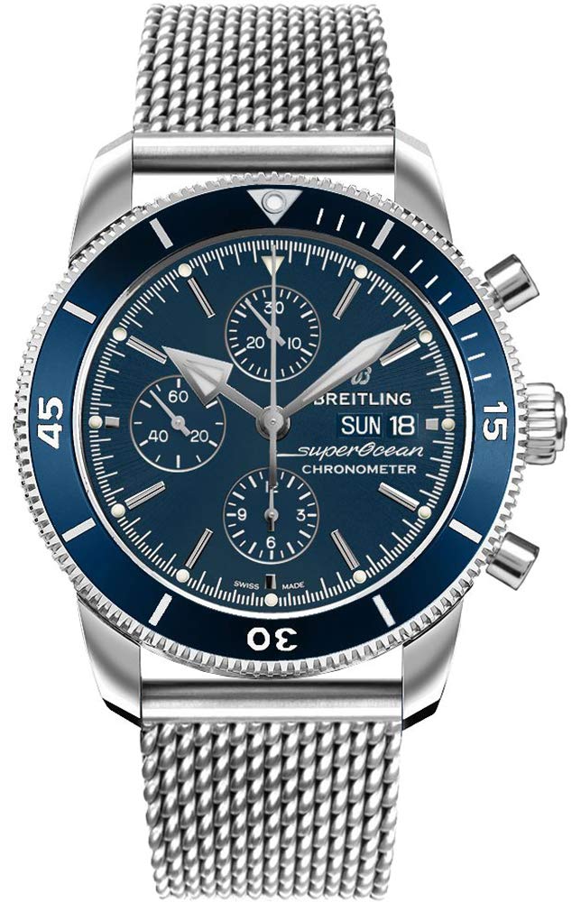 Breitling Superocean Heritage II クロノグラフ 44 青碧文字盤 メンズウォッチ A13313161C1A1  青碧  ダイビングウォッチ、クロノグラフ。