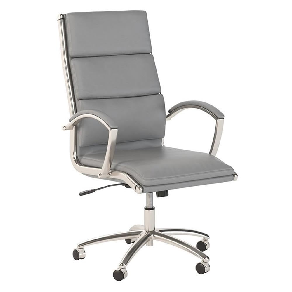 Bush Business Furniture Studio C 御機嫌うしろ側 なめし革 専務取締役 執務室女性議長 点火装置薄墨色