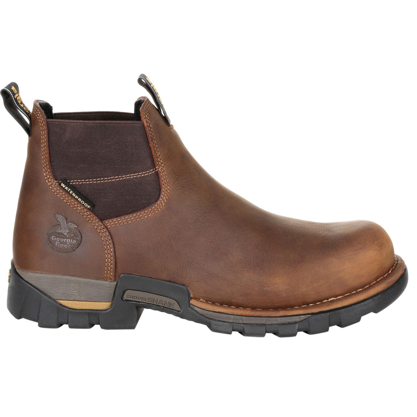 [Georgia] Boot Men's Eagle One Waterproof Chelsea Soft Toe Brown 11 D US｜global研究所
