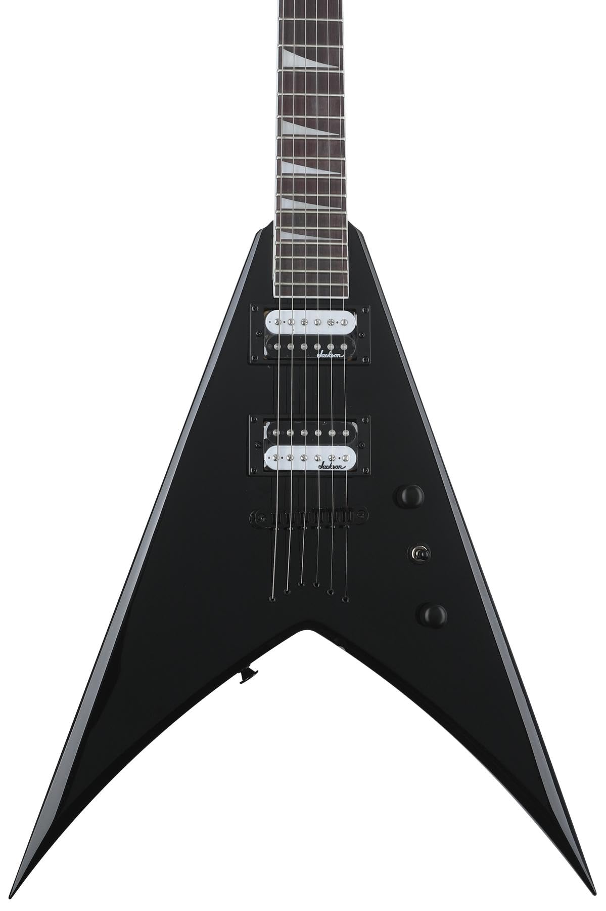 楽天市場】Jackson JS32 KING V White with Black Bevels 新品