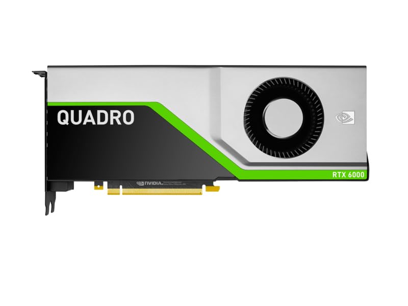 HP R0Z45A NVIDIA Quadro RTX 6000 Graphics Accelerator - Graphics Card - Quadro RTX 6000-24 GB GDDR6 - PCIe 3.0 X16-4 X DisplayPort  USB-C - for Pr