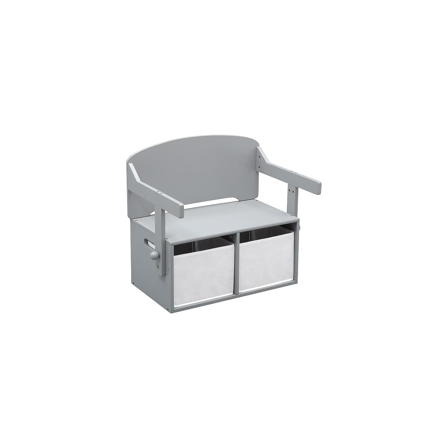 Delta Children MySize Kids Convertible Activity Bench  Grey 141［並行輸入］