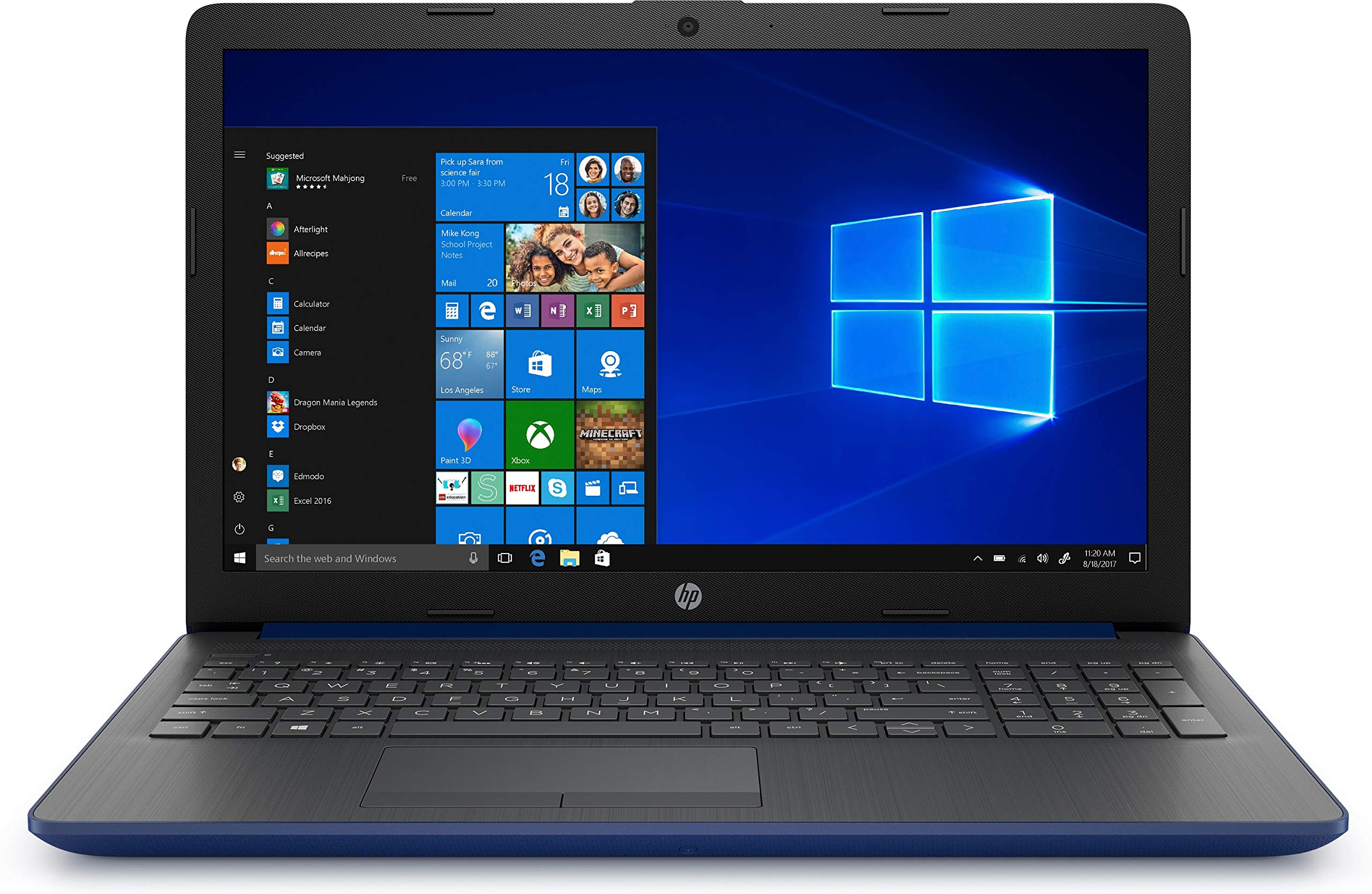 HP - 15.6 固定ディスク - AMD A9-9425 - Radeon R5-4GB - 1結核症 HDD - Blue
