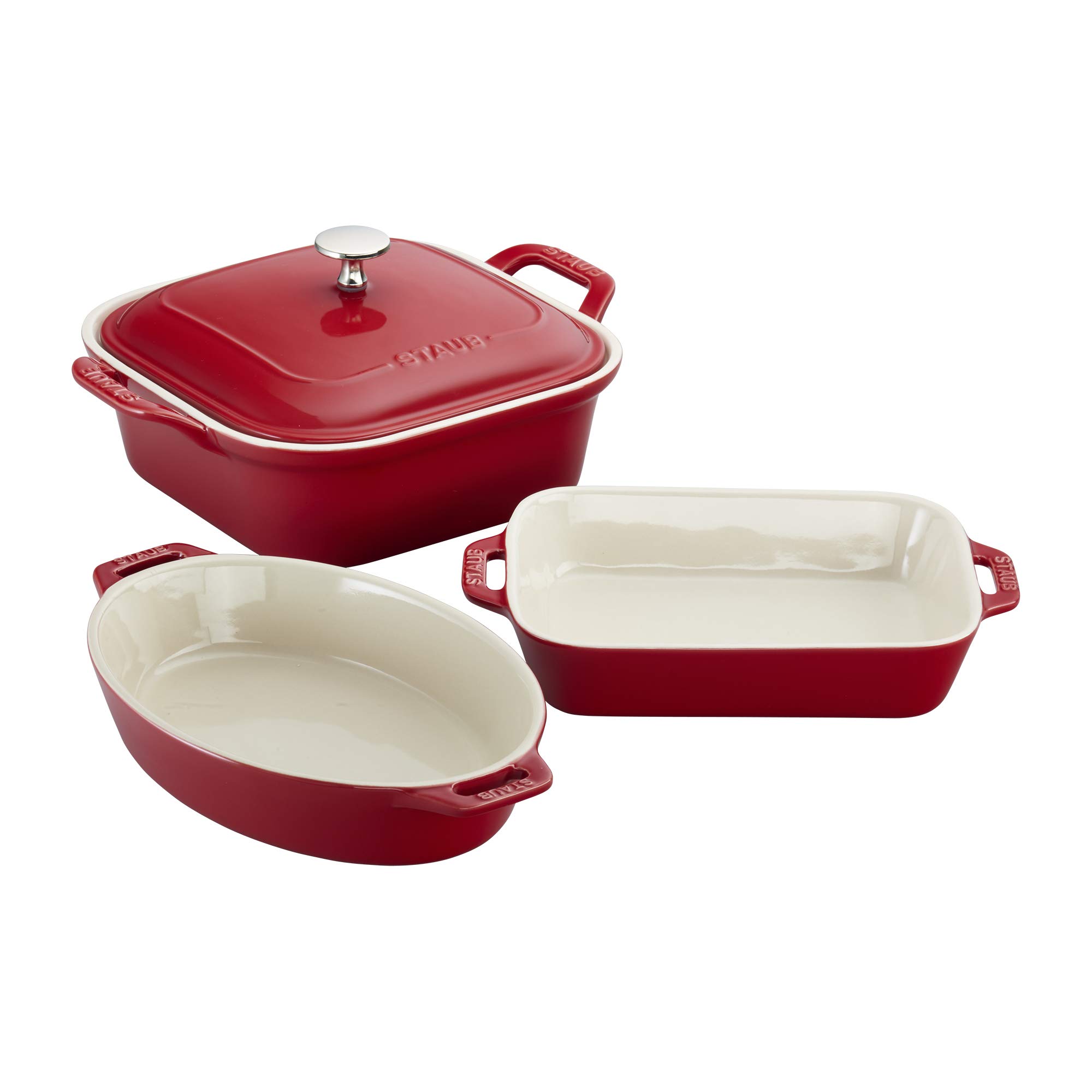 STAUB セラミックス ベーキングディッシュセット 5点 桜んぼう
