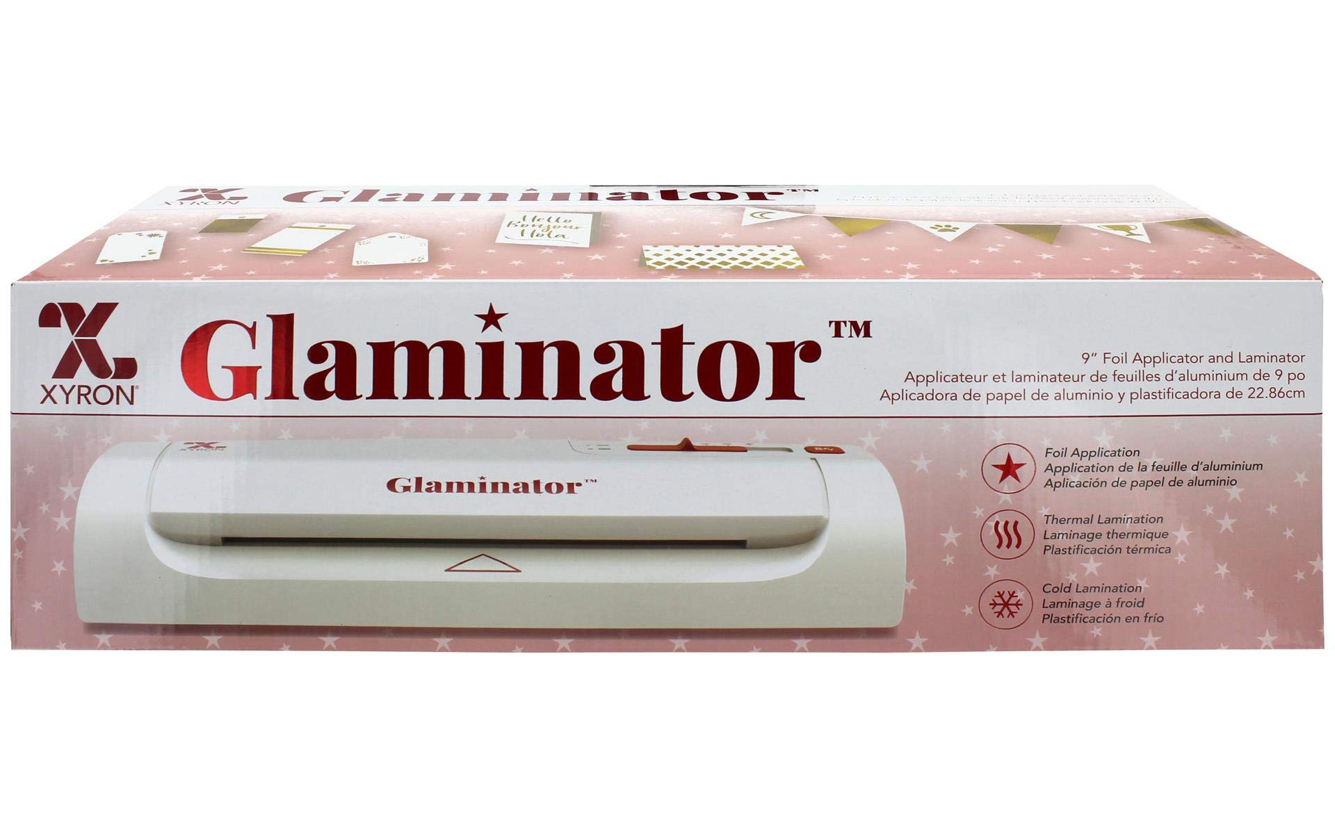 Xyron Glaminator Foil Laminator  9 Lamination Machine  Includes Gold Foil (628120)