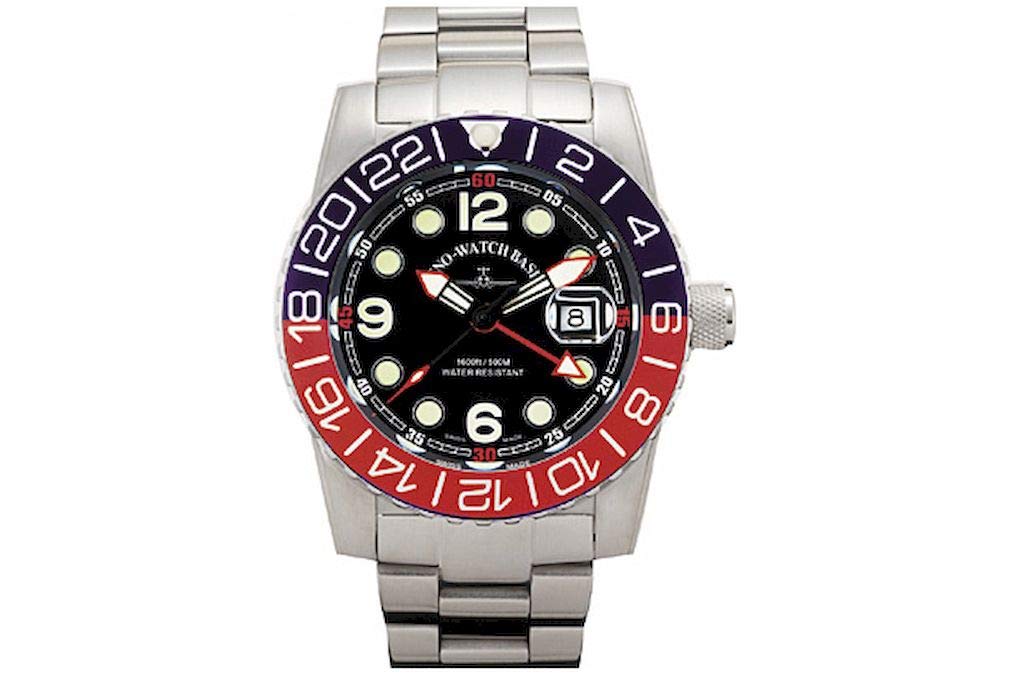 Zeno-Watch-Basel メンズウオッチ 石英 6349Q-GMT-a1-47M