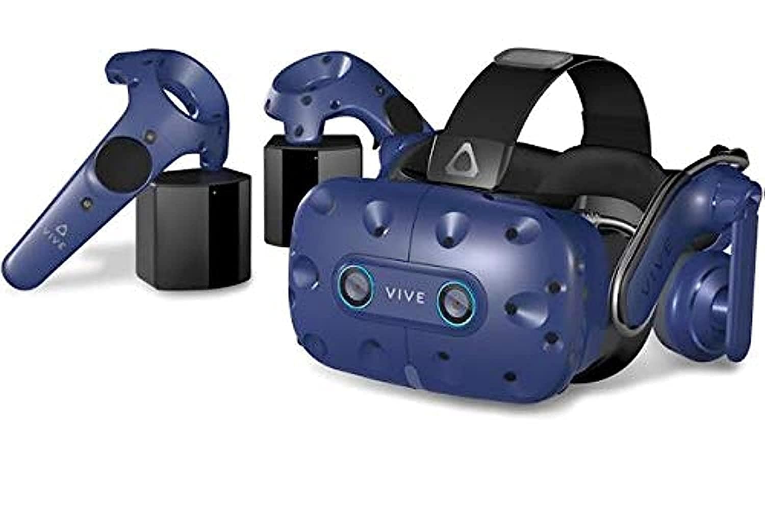 HTC VIVE Pro Eye (2019) - Precision Eye Tracking Virtual Reality (VR) Headset Bundle - UK Version
