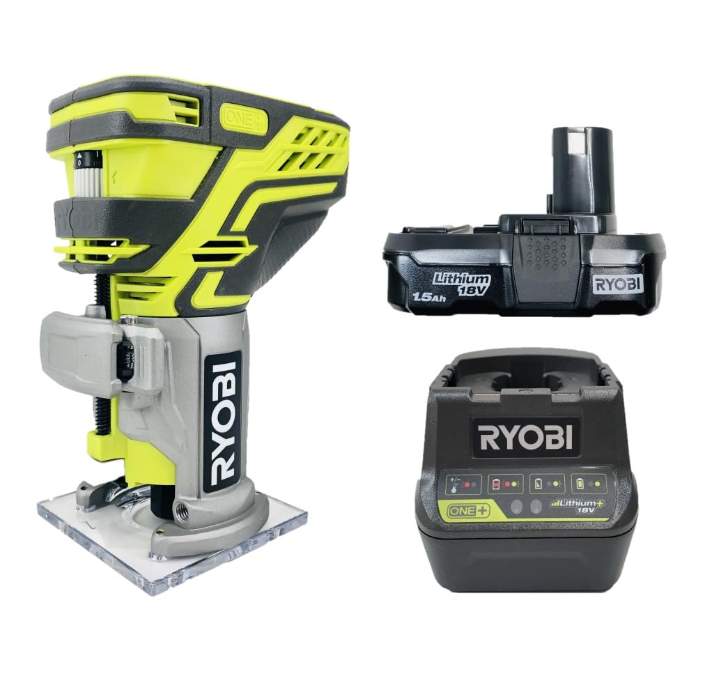 Ryobi 18ボルト ONE+ リチウムイオンルーターキット