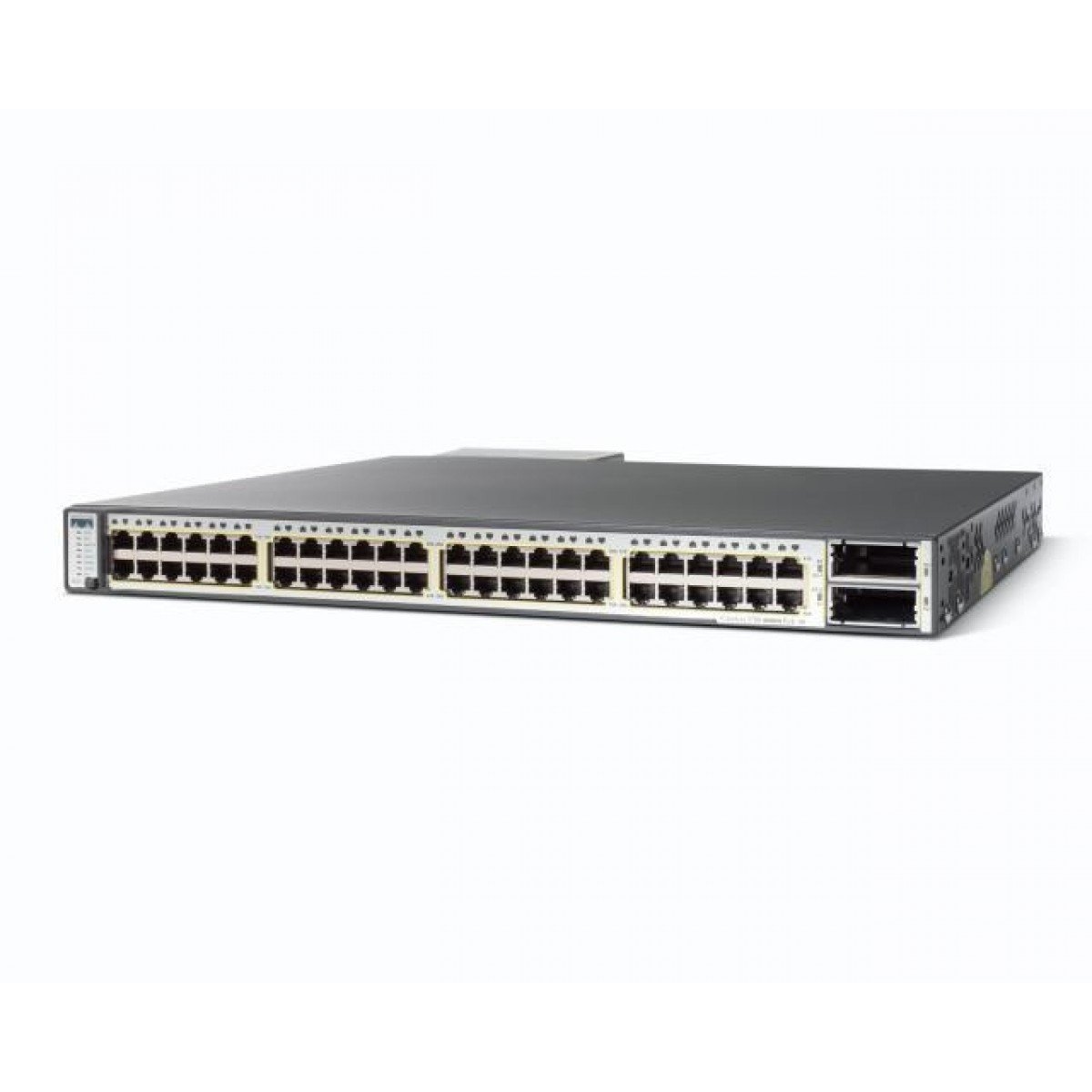 Cisco WS-C3750E-48PD-EF Catalyst 3750e 48 Port Switch w/Rack Ears and Cables