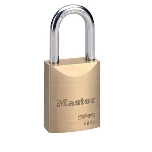 Master Lock 6842D045KZ 6842続きもの 南京錠 高さ1-3/16in 鍵付き添い人 12個容器に並べる