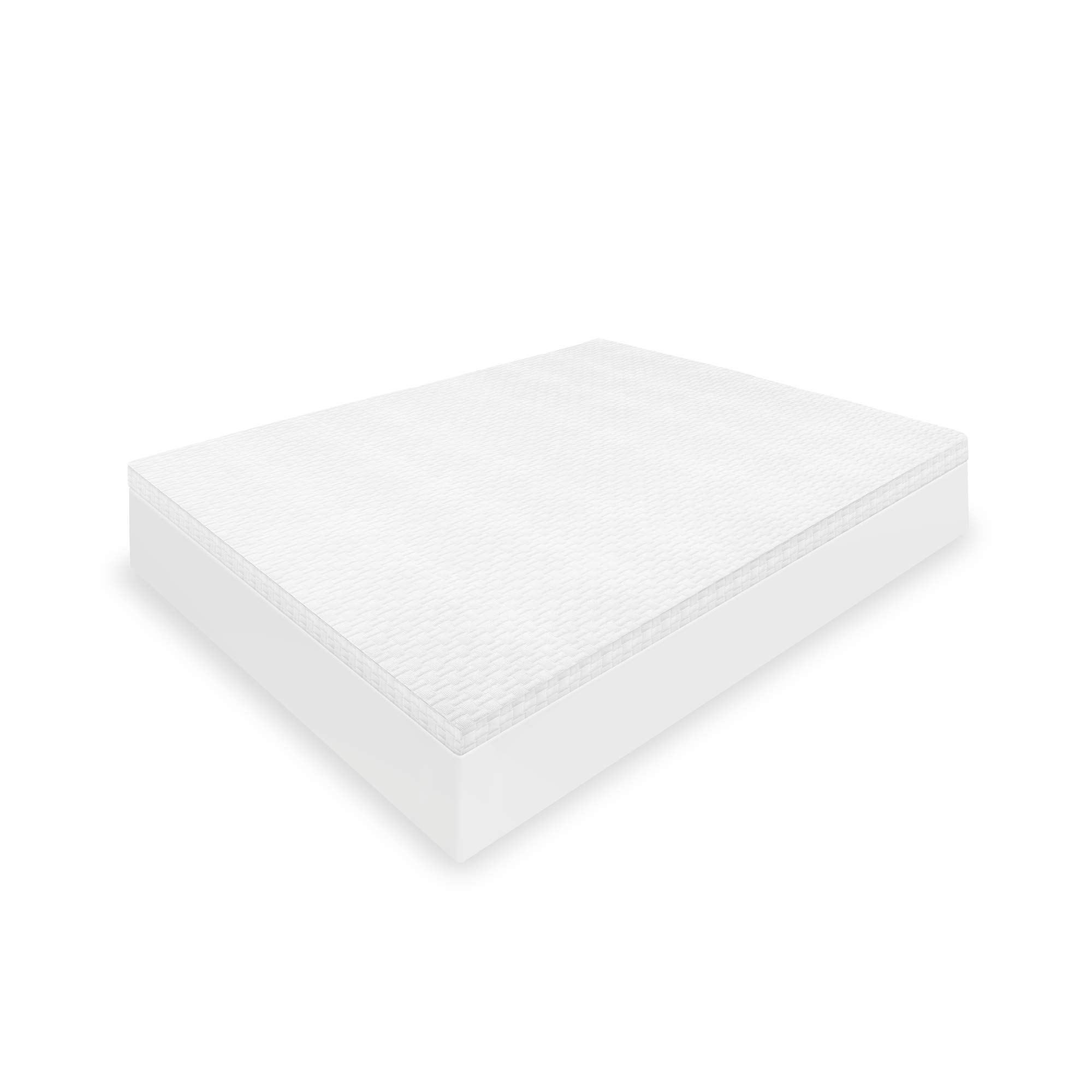 SensorPEDIC マジェスティック通気マットレストッパー 2インチ キング ホワイト