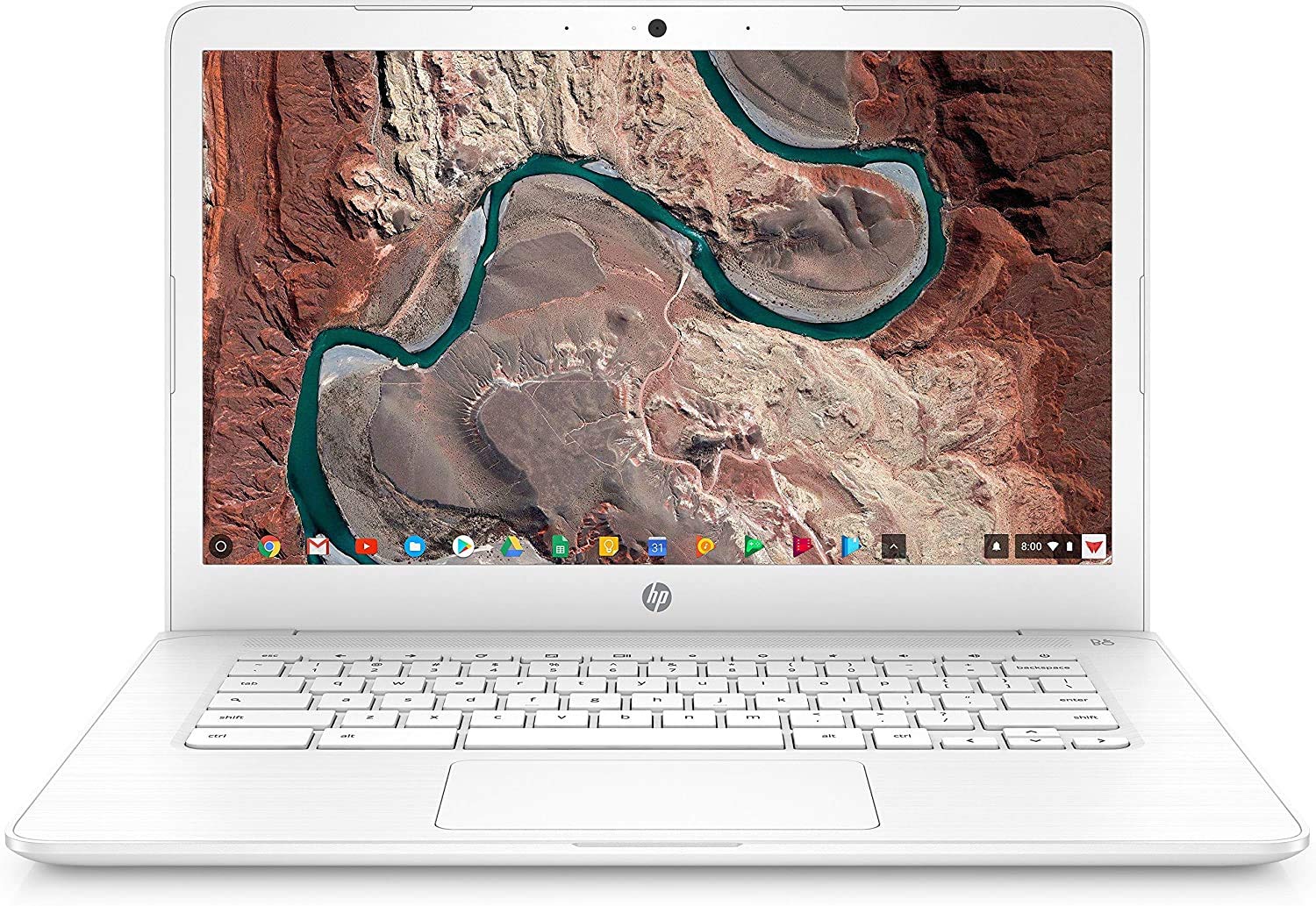 HP Chromebook 14-inch (1920x1080) FHD IPS WLED-Backlit Display Laptop PC Intel Dual Core Celeron N3350 up to 2.4GHz 4GB LPDDR4 RAM 32GB eMMC B&O Play Webcam Bluetooth Chrome OS