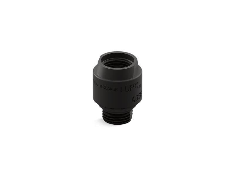 Kohler 9660-BL シャワーフィッティング つや消し黒いこと