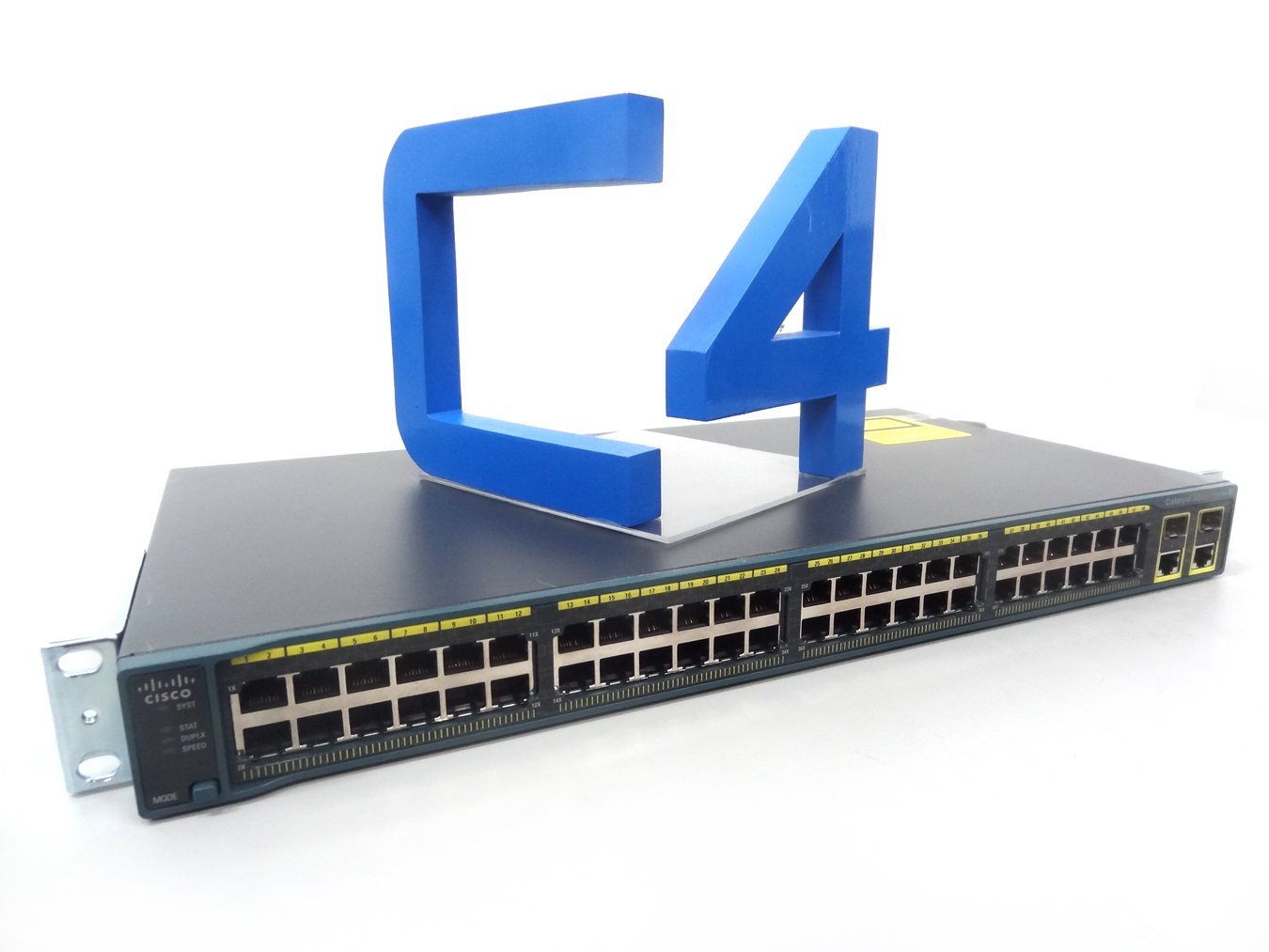 Cisco WS-C2960-48TC-S Catalyst 2960-48TC マネージドイーサネットスイッチ (取りつくろう)