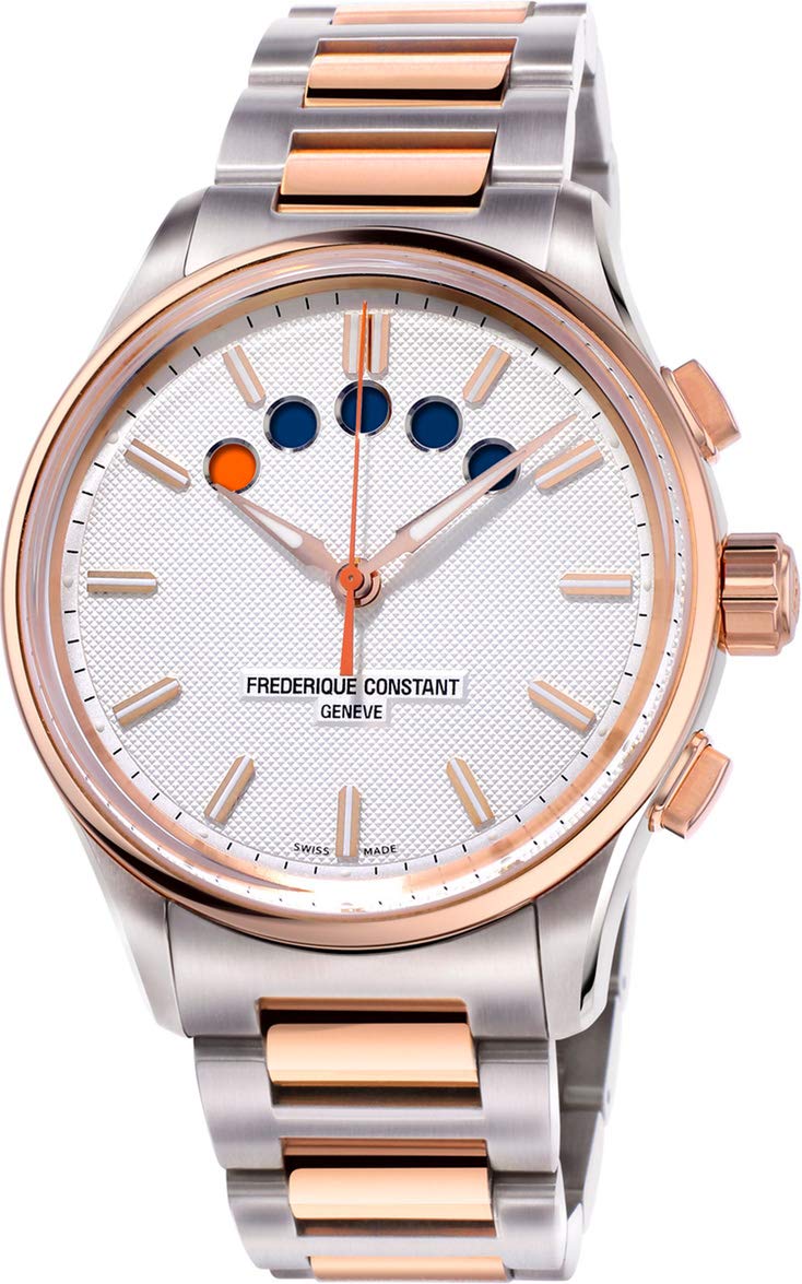 Frederique Constant レーシングヨットタイマー レガッタ カウントダウン 自動小銃社会的運動 青碧文字盤 メンズウオッチ FC-380NT4H4 しろがね色